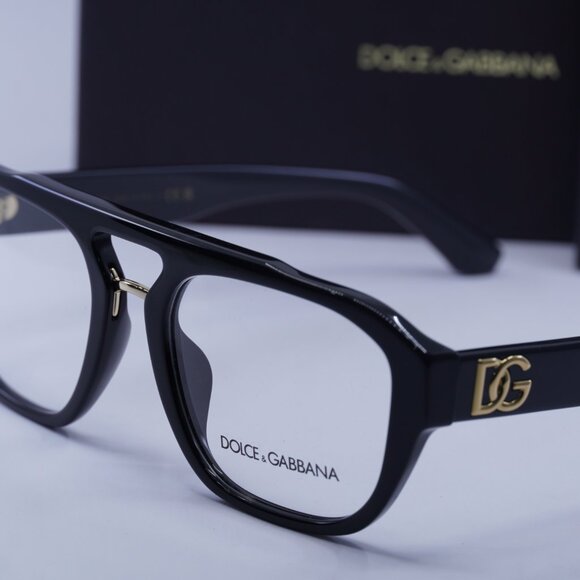 Dolce & Gabbana DG3415 501/55 Square Eyeglasses - Black 55mm - Picture 2 of 10
